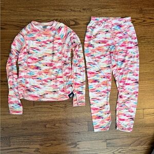 Lands End Girls Thermal Set - Size M (8)